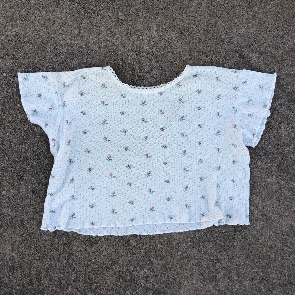 Vintage Thermal Crop Top